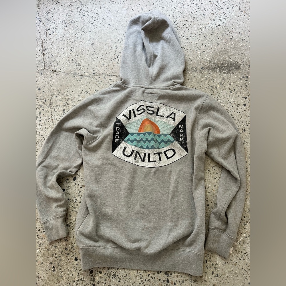 VISSLA boys sweatshirt size medium 8